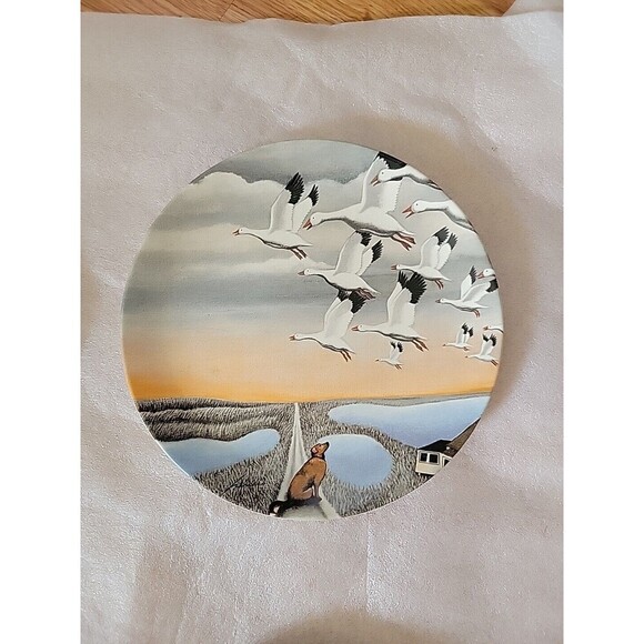 Vintage Rare 1986 Lowell Herrero 8" Plates (4) Vandor Made in Japan - Decorative - Picture 3 of 6